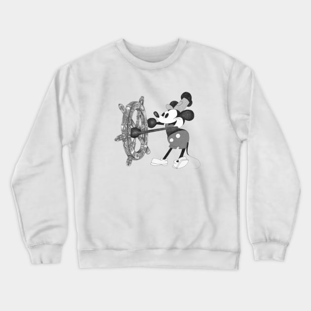 Steampunk Willie Crewneck Sweatshirt by Squidoodle